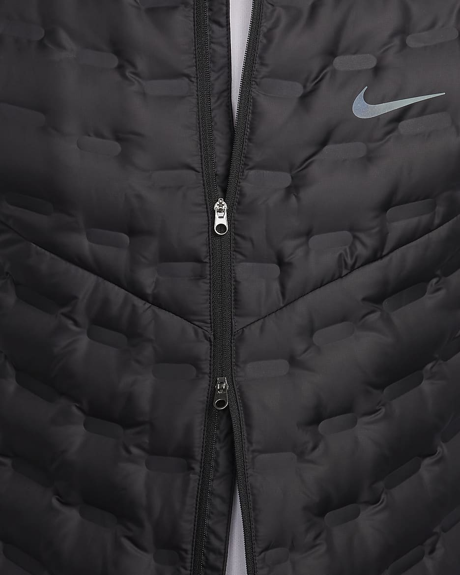 Nike Therma FIT ADV Repel AeroLoft Men s Down Running Gilet. Nike IL